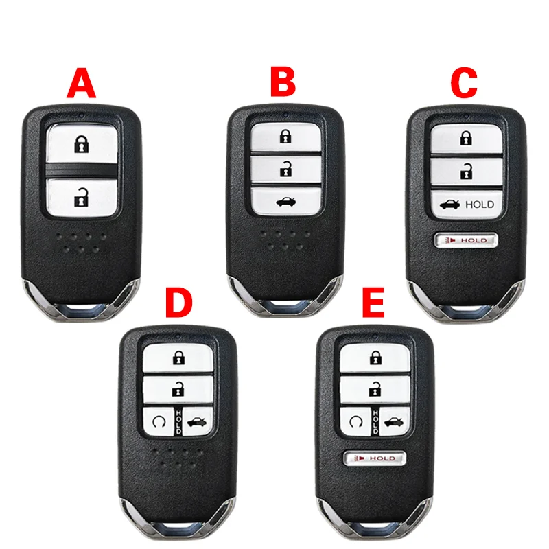 CN003162 2/3/4/5 Button 433MHZ 4A Chip For Honda Accord 2018-2021 Smart Card Remote Key PN : 72147-TVA-A11 FCC ID : CWTWB1G0090