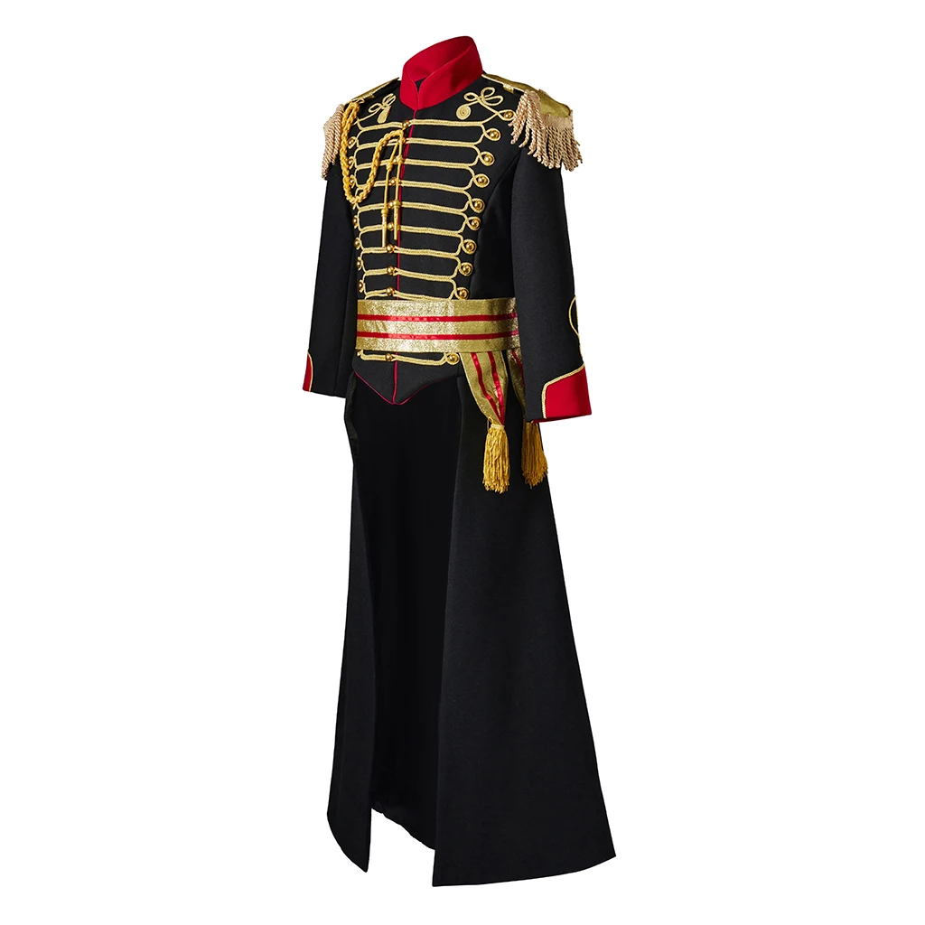 Cosplaydiy General Military Hussar Tailcoat woolen coat The Ballet Musical Soldier Costume Men Women Medieval Military suit coat