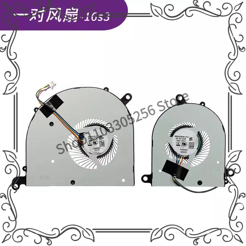 For MSI PS63 MS-16S3 PS63 Modern 8RD 8SC 8M 8RC CPU & GPU Cooling Fan
