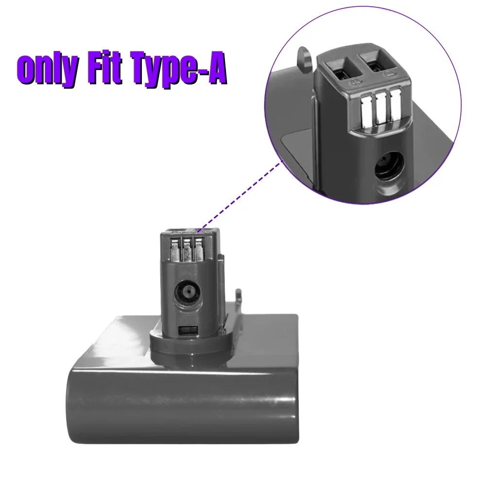 Bateria de substituição Li-ion para aspirador de pó portátil Dyson, DC31, DC34, DC35, DC44, DC45, 917083-01, tipo A, 22.2V, 4800mAh