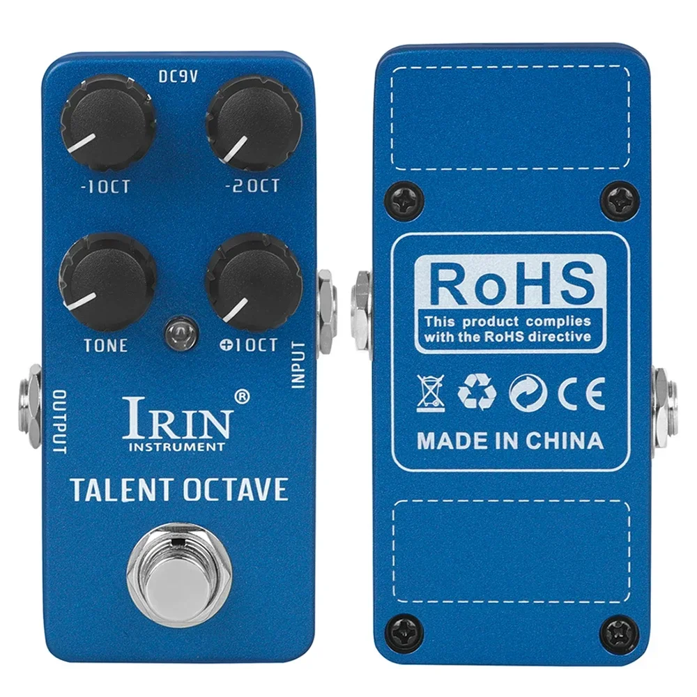 

IRIN RS-19 Talent Octave Guitar Effect Pedal 3 Separate Sounds Effects True Bypass Metal Shell Electric Guitar Parts & Accessory