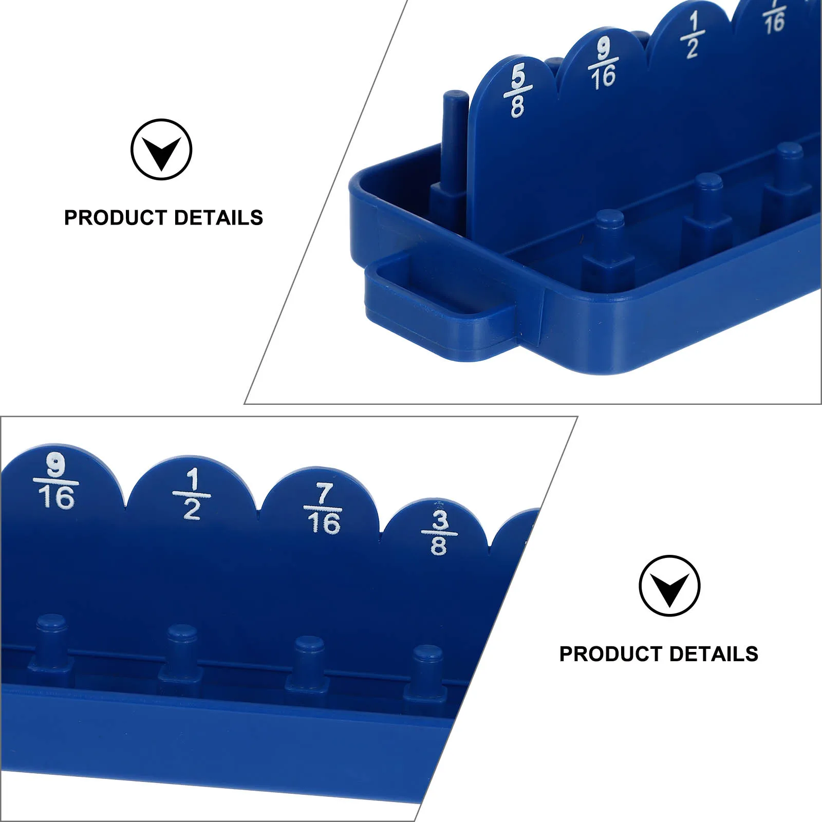 

Socket Storage 12 Holes PP Material Lightweight Tool Socket Inserting Holder Holder Wrench Sleeve Tray Plastics Container