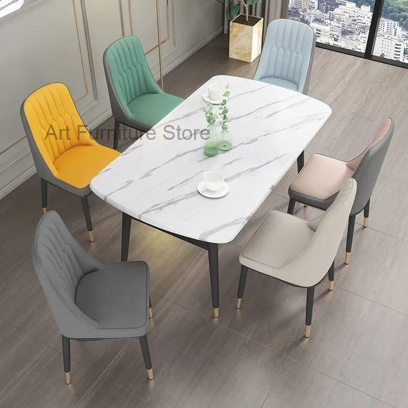 

Beautiful Metal Dining Chairs Modern Luxury Nordic Dining Chairs Kitchen Home Cadeiras De Jantar Home Furniture