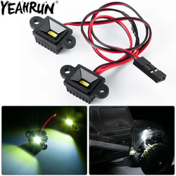 YEAHRUN RC Car Chassis Light LED lampada Spotlight per 1/10 VS4-10 Phoenix VPS09007 prodotti Vanquish parti di aggiornamento