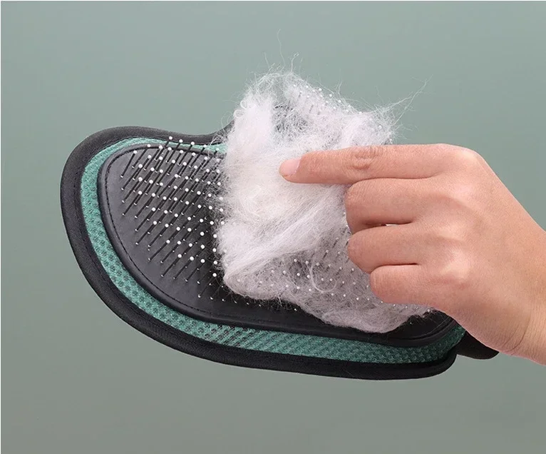 Pet bath massage jerking cat gloves cat dog de-fluffing hair comb cleaning needle comb pet supplies