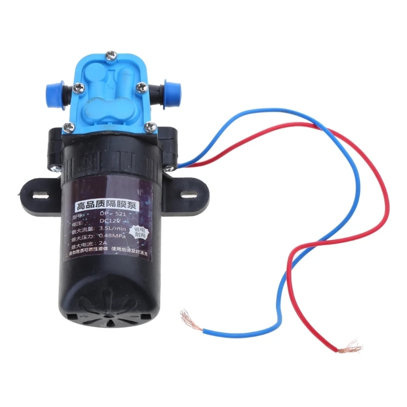 DC12V 3.5L/Min Portable Low Suction Electric Water Transfer Removal Electric Utility All Motor Low Noise