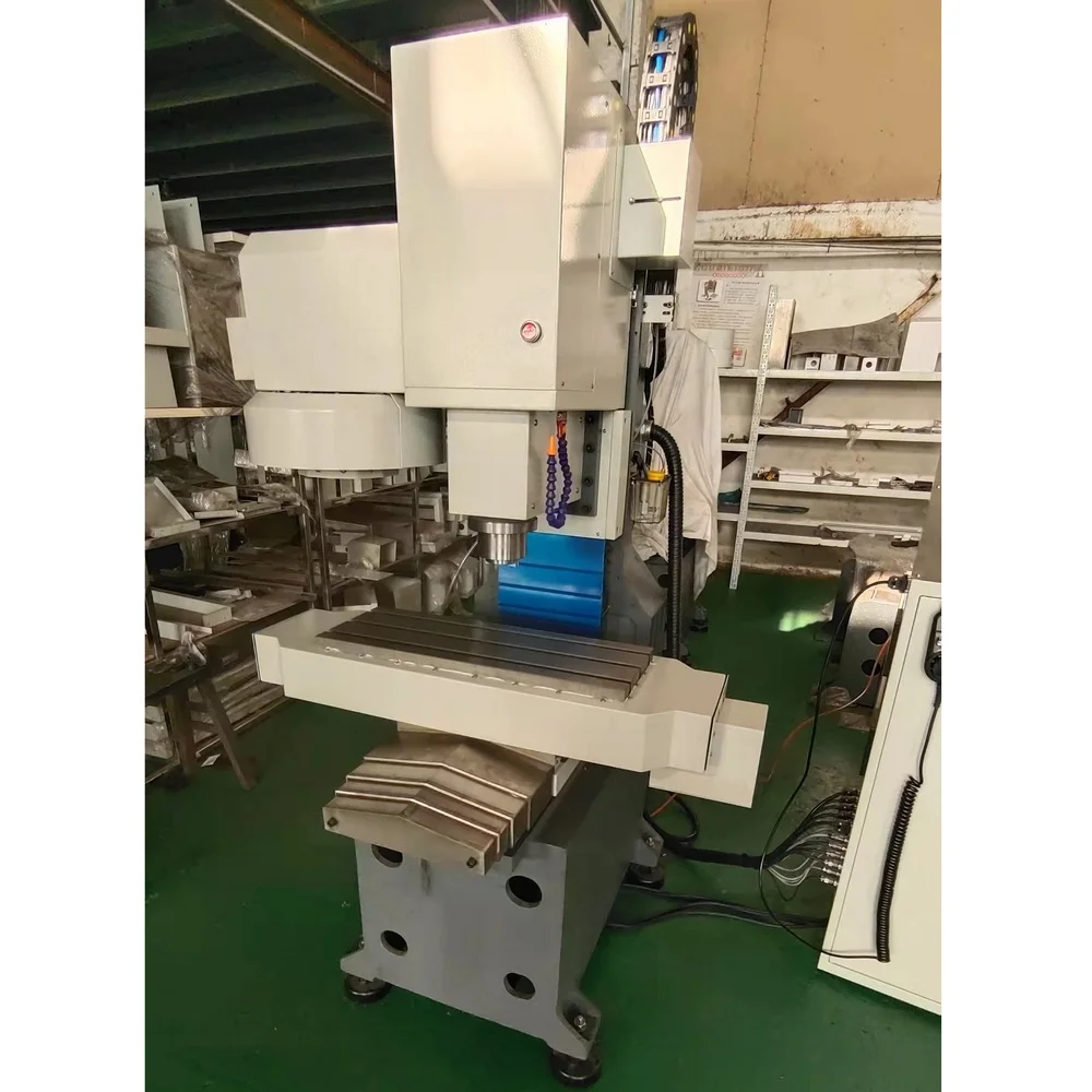 Cnc Milling Machine Vmc420 Vmc425 Aluminum Steel Bt30 Spindle Mini Mill 12 tools ATC price sale hobby wood routers 3 4 Axis