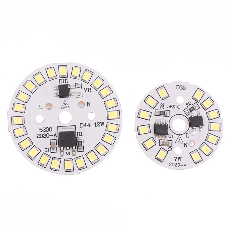 Lampadina AC 220V faretto da incasso Chip faretto lampadina a LED lampada Patch piastra SMD modulo circolare piastra sorgente luminosa