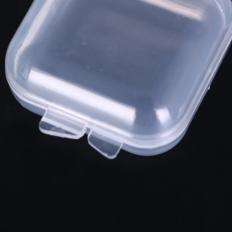 5pcs Mini Clear Plastic Sample Bottle Face Cream Container Ear Plug Small Box