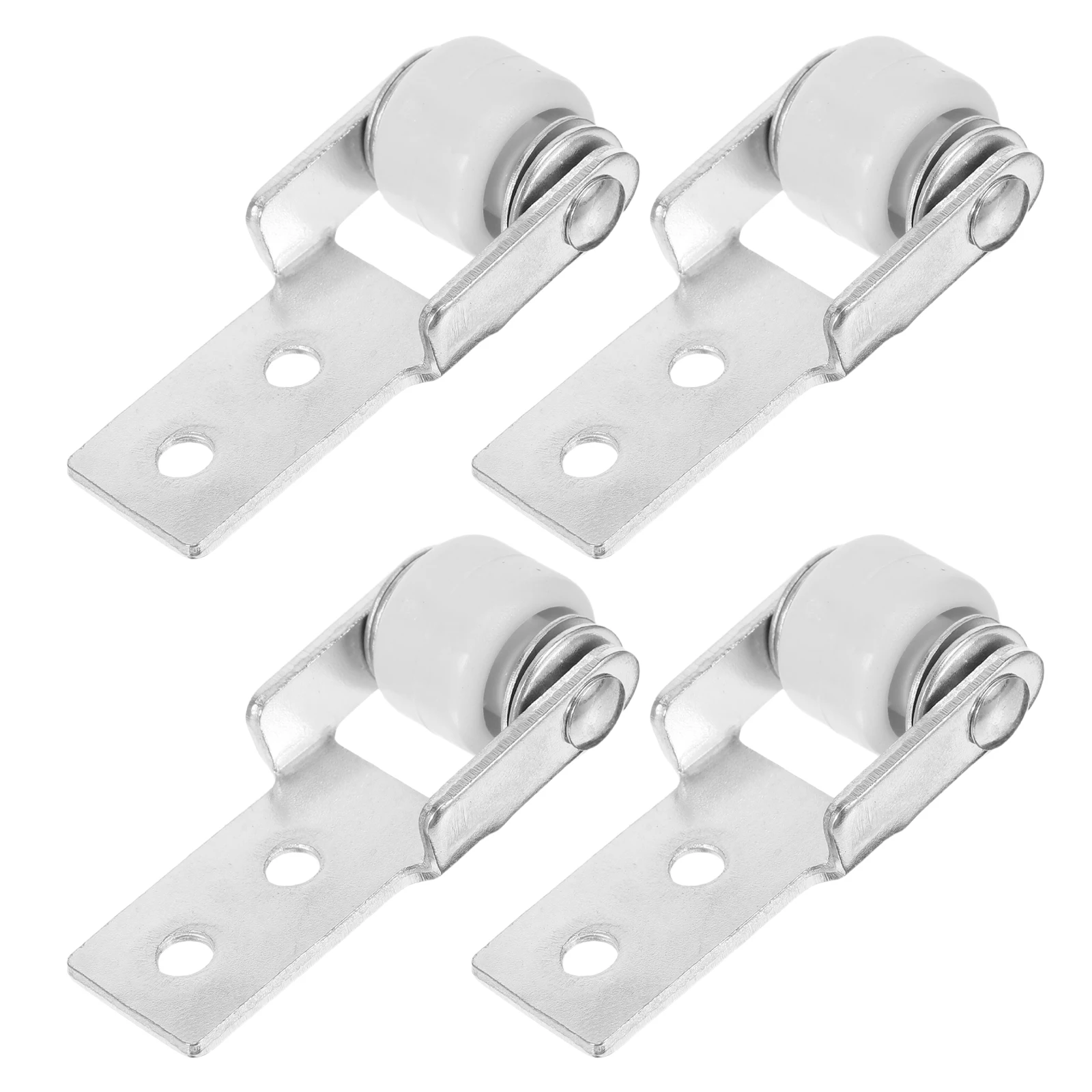 

4pcs Heavy-Duty Nylon Quiet Sliding Track Guide Wheels Universal Fit For Patio Doors Cabinet Drawers Replacement Pulley System