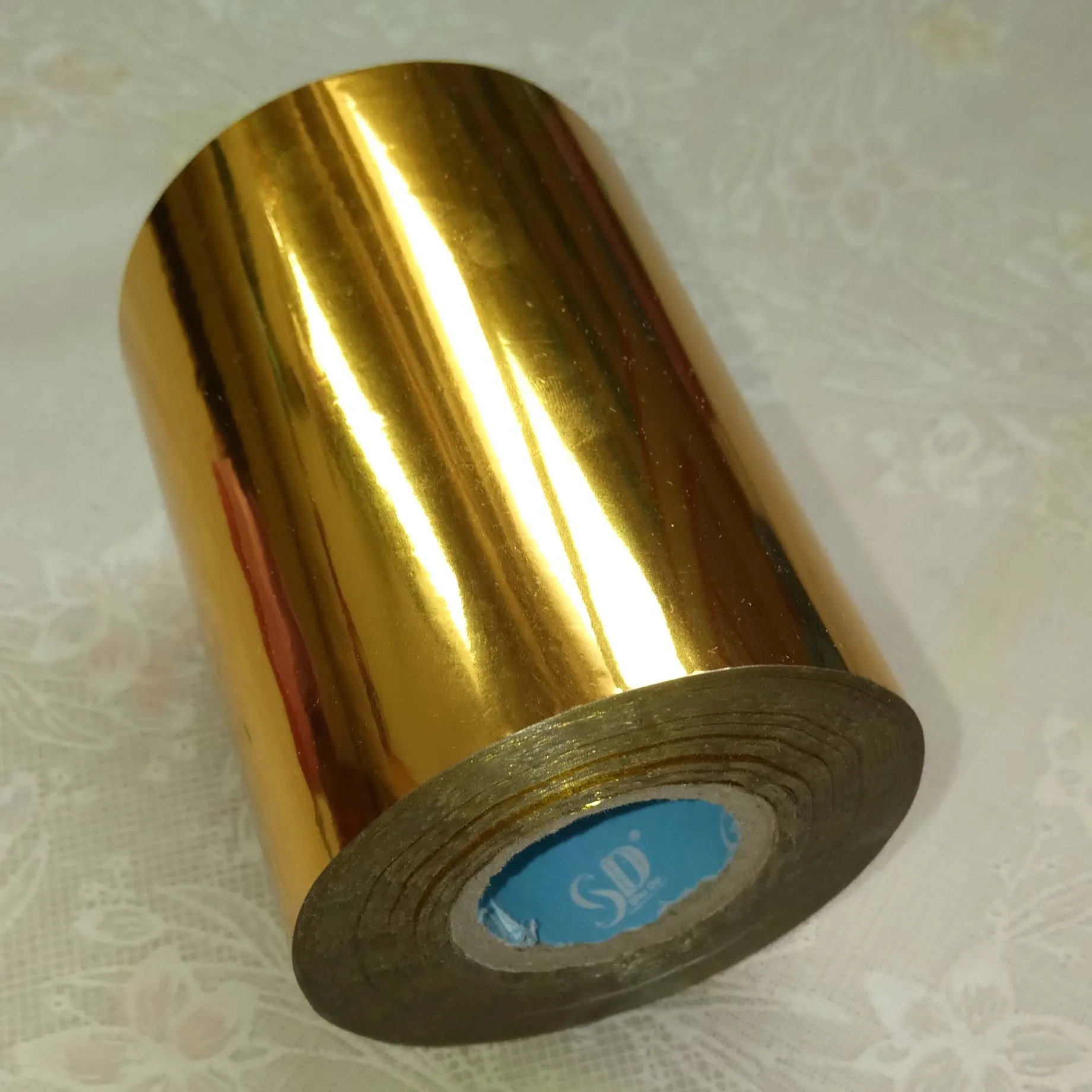 8 cm Heißprägefolie Papier Leder Tuch Paket Box DIY Dekoration Zubehör 120 Meter/Rolle – Detail 8