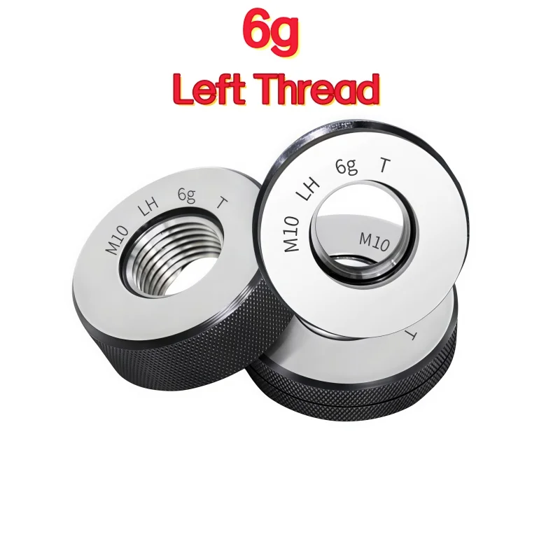 

Vayaboog 1Set Left Thread Ring Gauge Plug Gauge Smooth Plug 6g M1-M12 M60 Thread Distance Tool for Precision Measurement