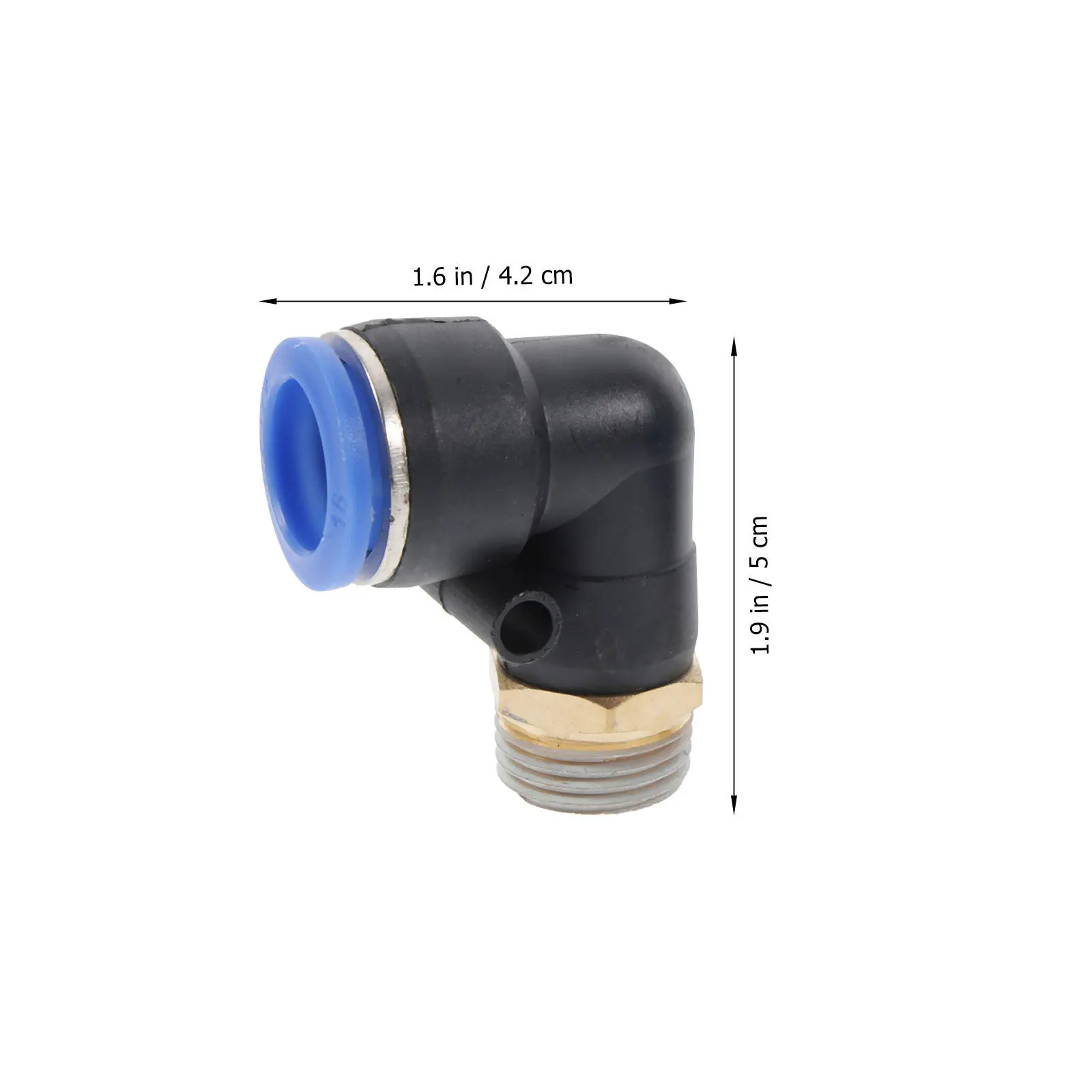 Air Hose Fittings Quick Connect Set – Copper & Plastic Crimp Couplers for Pressure Washers and Air Tools