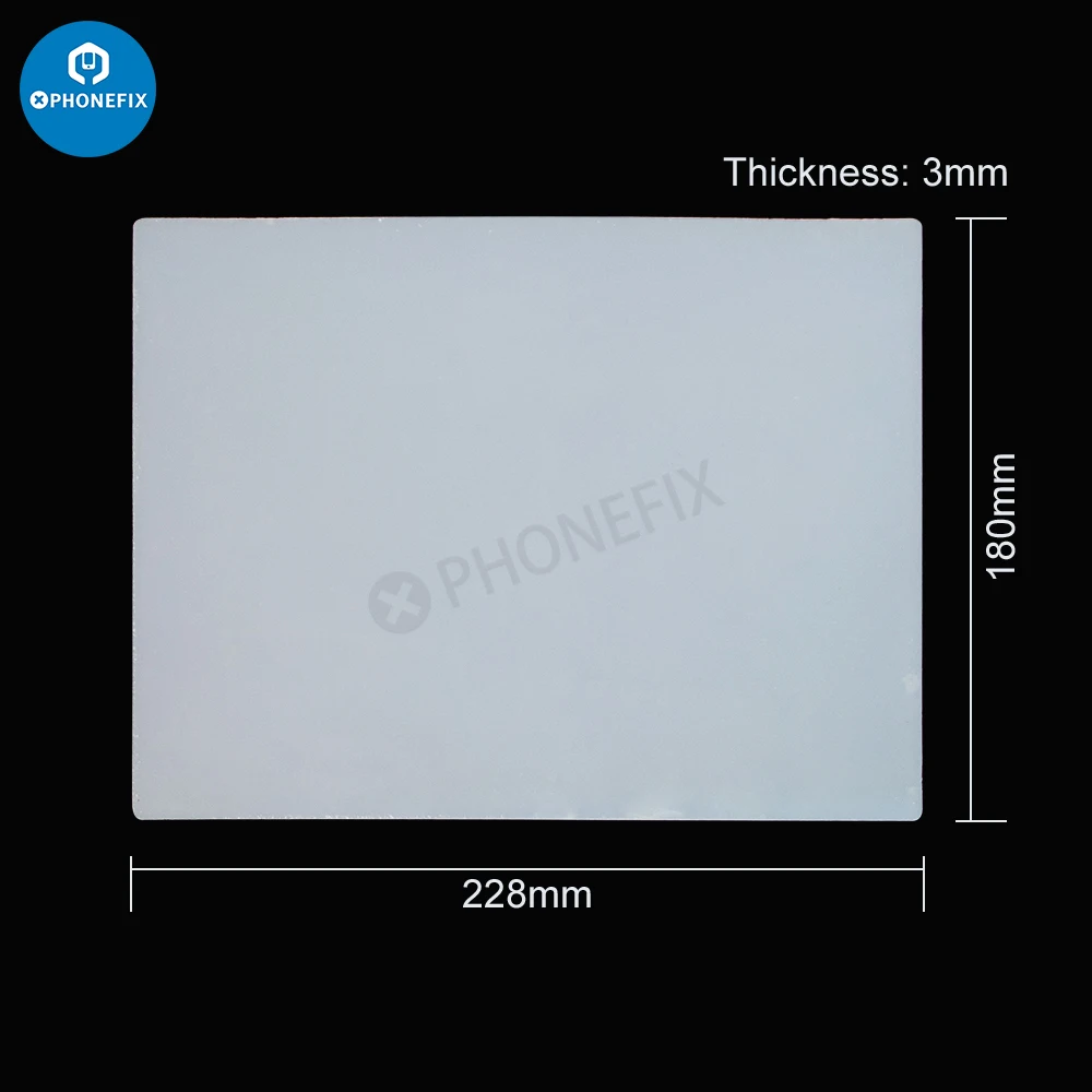 Almofada de borracha antiderrapante do silicone da isolação térmica da esteira para o telefone móvel tablet computador ferramentas da plataforma do reparo do separador da tela do lcd
