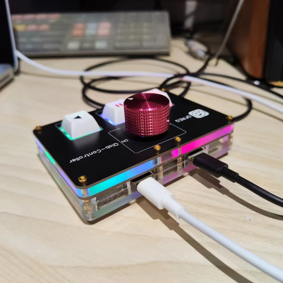 Ajustador de volumen de computadora de modo dual USB/MIDI, controlador de reproducción de música, control de línea dual C