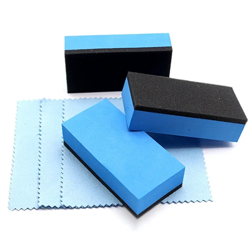 Car Washing Cleaning Sponge Glass Nano Wax Coat Applicator Polishing Pad Coating Waxing Clean Sponge Detailing Cleaning Amagi