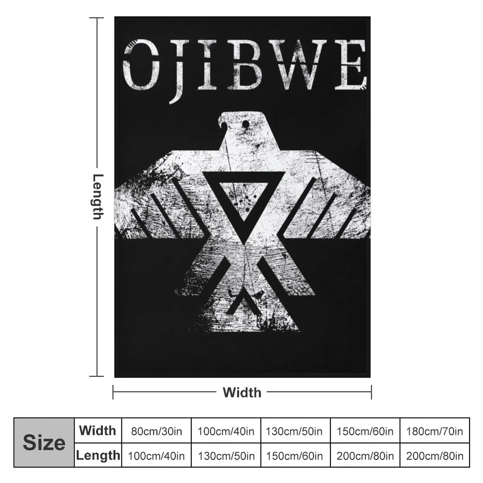 Ojibwe Throw Blanket Decorative Throw Travel Flannels Decoratives Blankets