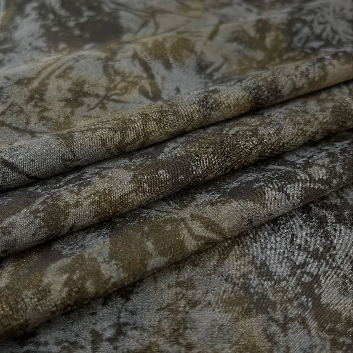 New National Style Chinese Bronzing Fabric 2025 Spring and Summer Dark Designer Skirt Coat & Trousers - Image 5