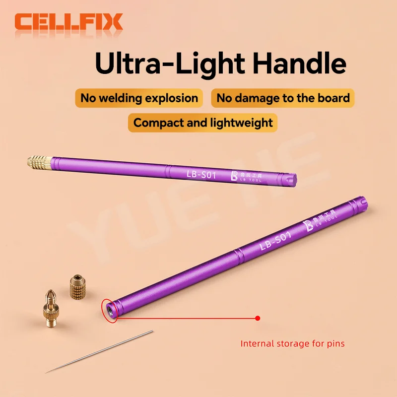 

LUBAN S01 Handheld Knife Handle Multi-function Glue Remover Blade for Motherboard Chip Layering CPU IC Edge Glue Scraping Repair