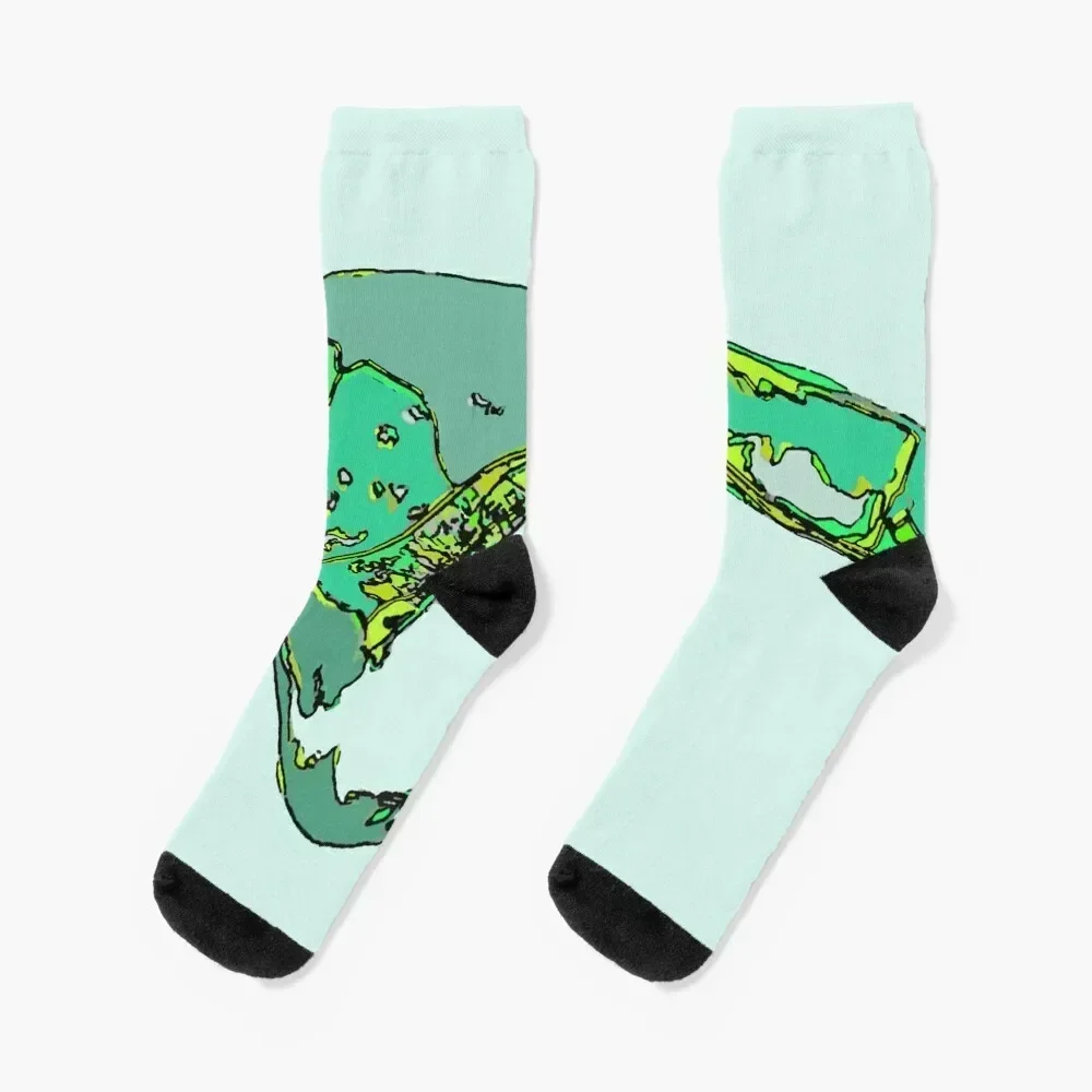 

Provincetown, MA Socks christmas gift cute hip hop happy Socks Men Women's