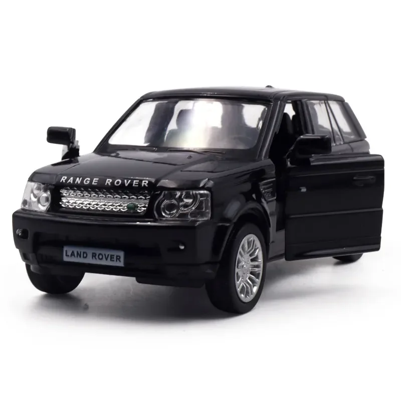 1:36 Scale Range Rover SUV Diecast Alloy Metal Luxury Car Model Pull Back Car For Children Toys With Collection