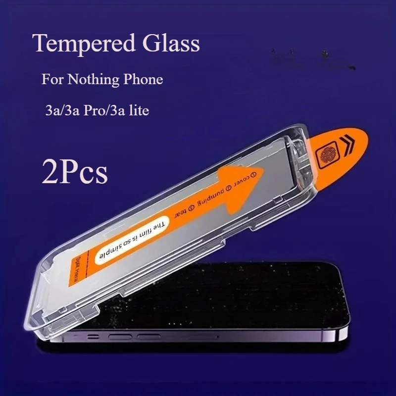 

2Pcs Premium Oleophobic Coating Tempered Glass For Nothing Phone 3a lite 3A Pro Screen Protector Dust Free