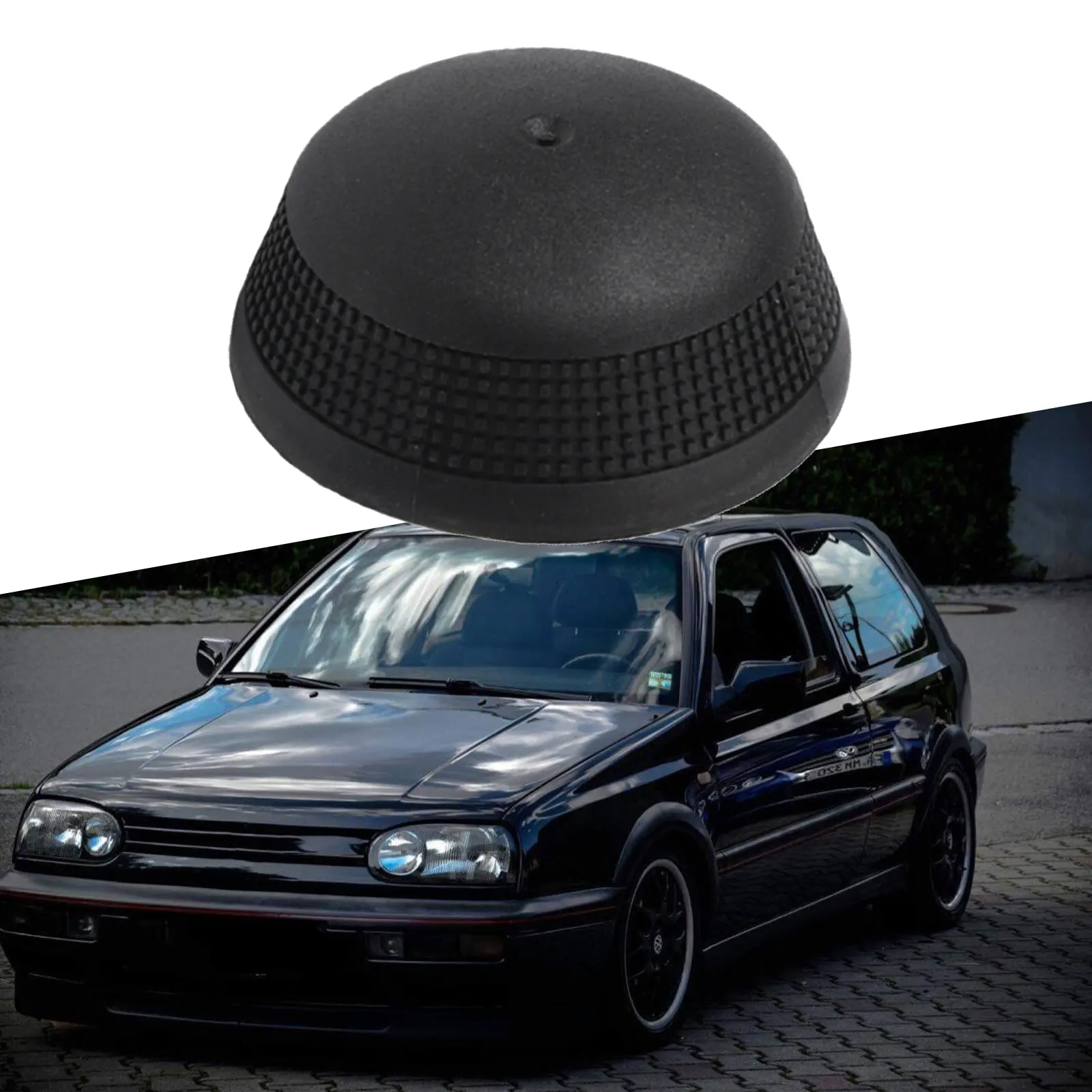 Car Rearview Mirror Adjustment Knob For Golf For Mk3 For Jetta For Cabrio 1994-2002 1H0857520A Center Console Mount Rubber Knob