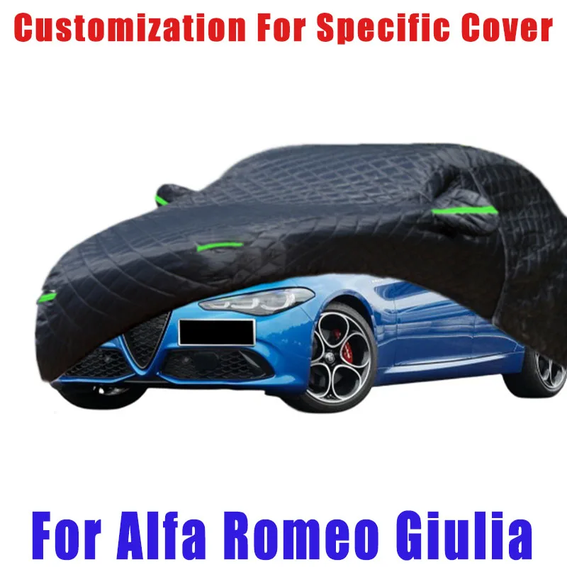 

For Alfa Romeo Giulia Hail prevention cover auto rain protection, scratch protection, paint peeling protection