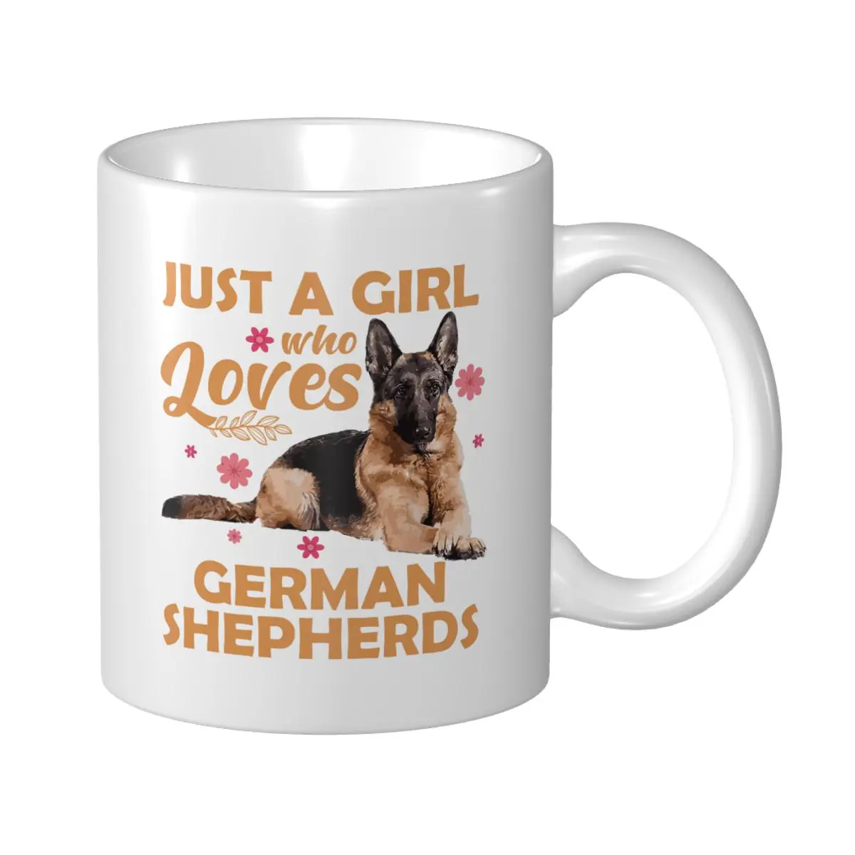 Mark Cup Mug Funny German Shepherd Art Dog Lovers Coffee Mugs Tea Milk Water Cup Travel Mugs For Office Home