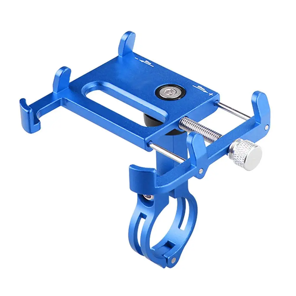 

Aluminium Alloy Holder Bracket for 3 5 to 7 Cellphone Stand 0 Inch Mobile Adjustable Bike Mount with 90 Degree Rotation