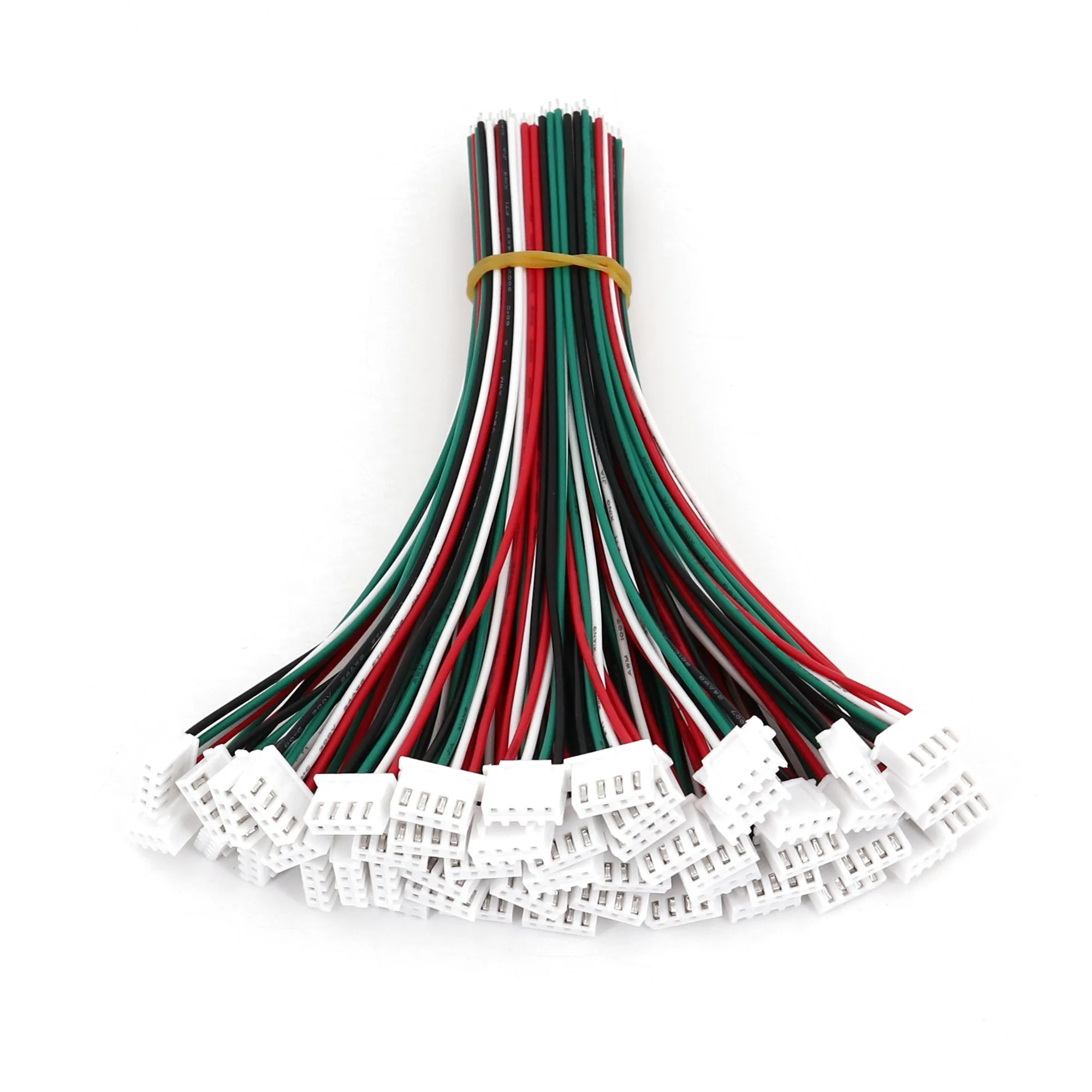 50Sets XH2.54 Pitch 2.54mm 4-Pin Single End 15cm Electronic Wire To Board Connector