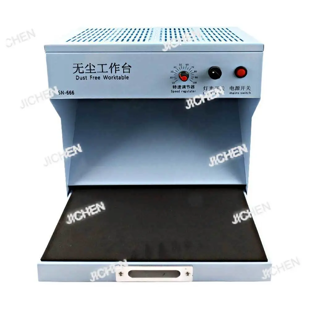 

Верстак без пыли ZQR, обслуживание мобильных телефонов, наклеивание экрана, удаление пыли, сухой клей Oca, мастерская с отрицательными ионами