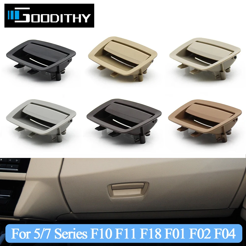 Car Front Passenger Seat Sundries Storage Trunk Glove Box Switch Handle Replacement For BMW 5 7 Series F10 F11 F18 F01 F02 F04