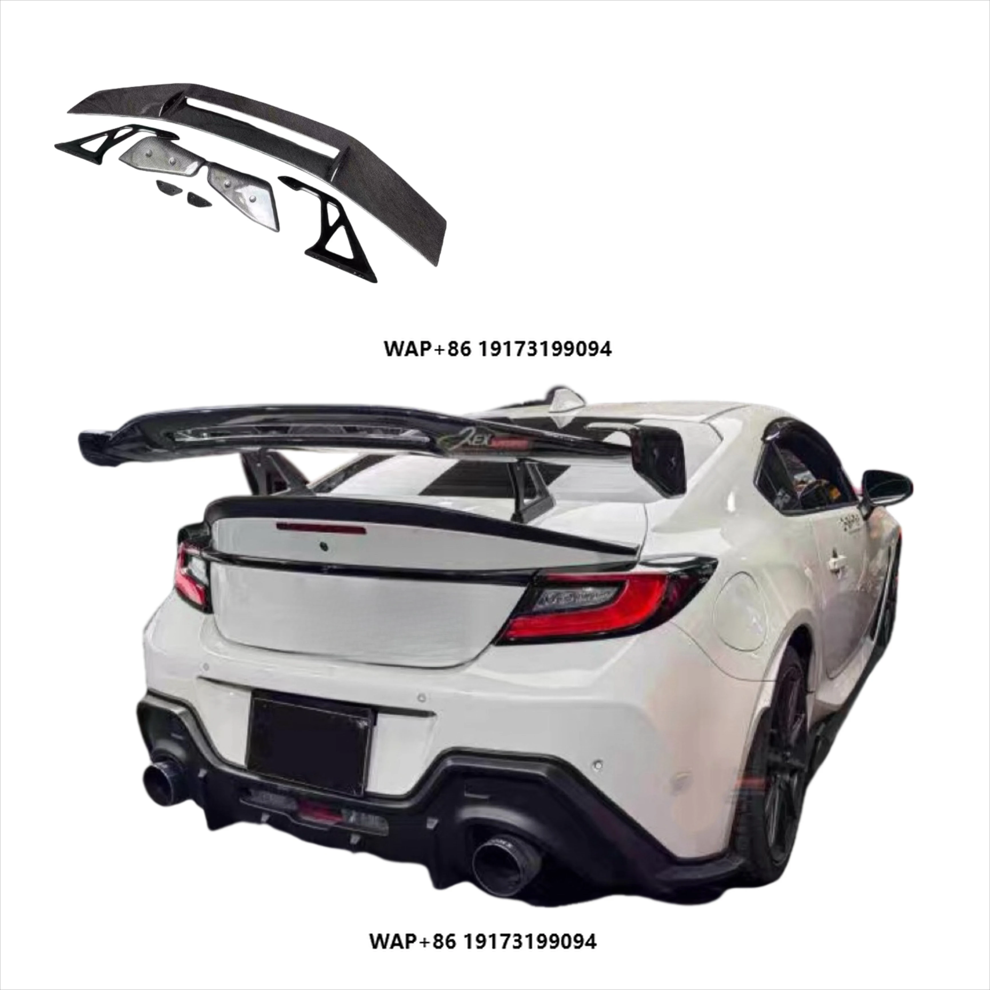 

Carbon Fiber Rear Wing for-Toyota GR86 86 SUBARU BRZ ZD8 ZN8 Carbon Fiber Trunk Lip Splitter Spoiler