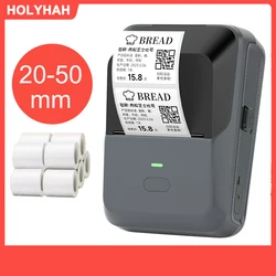 P2 Sticker Printer Thermal Labeling Machine Portable Label Maker Wireless Label Printer with Self-adhesive Paper Label Tape B1