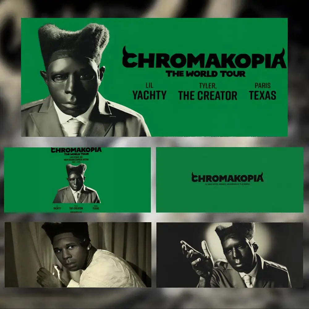 

Rapper CHROMAKOPIA T-Tyler The C-Creator Mouse Pad Large Thick Desk Pad Stitched Edges Gaming Mouse Mat for PC