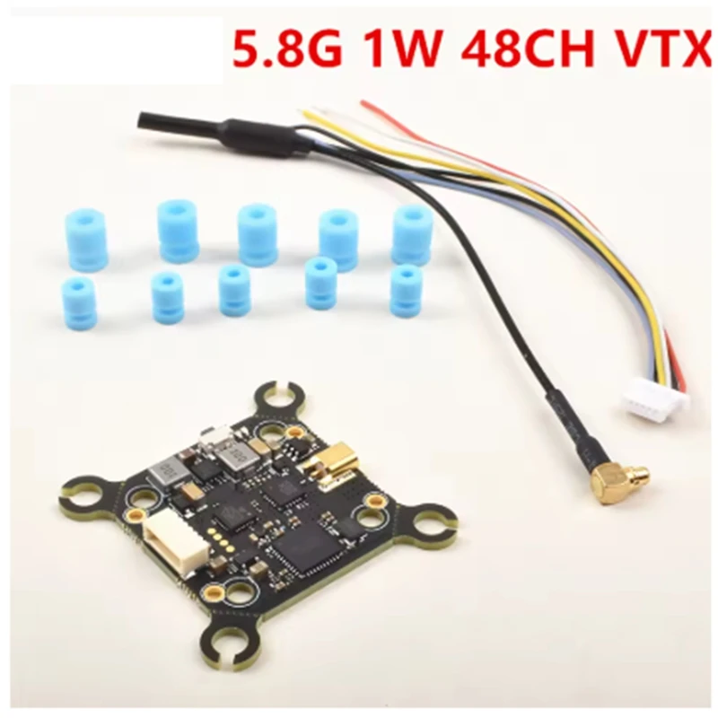 5.8G 1000Mw 48CH VTX แรงดันไฟฟ้าขาเข้า 7-26V เครื่องส่งสัญญาณวิดีโอ Power 25 1000Mw สําหรับระยะยาว RC เครื่องบิน FPV Drone