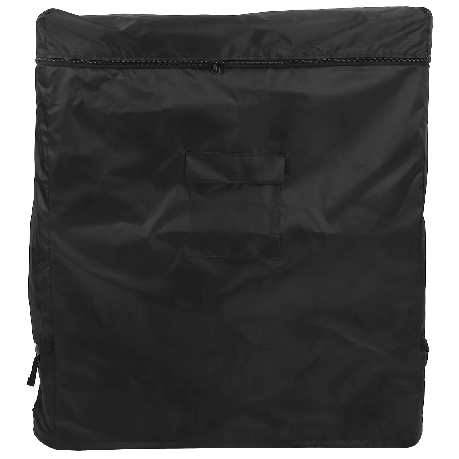 

Upright Freezer Cover Oxford Fabric Waterproof Outdoor Refrigerator Cover Zipper Front Pocket Adjustable Buckle Cooling Vent