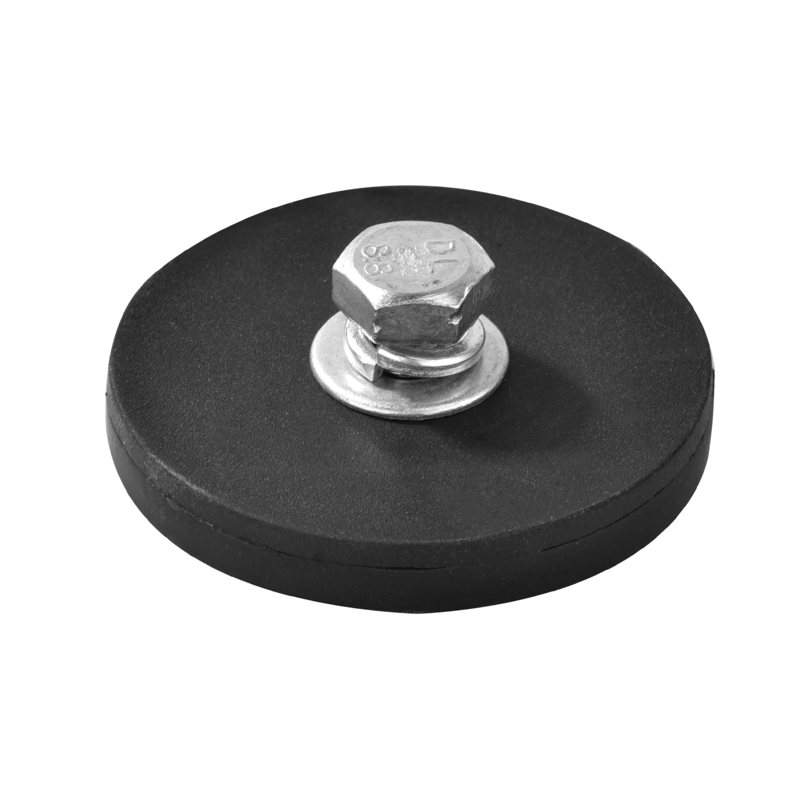 1/5/10 stücke D22 D43 D66 D88 Gummi Beschichtet Magnet Magnetische Basis Flach Gewinde Montage Halterung Halter für Boot LED Licht Auto Bar – Detail 1