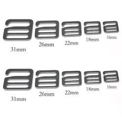 6 Sizes Webbing Strap Buckle High Quality Stainless Steel Release Hook Sport Bag Buckle Outdoot Tool Parts