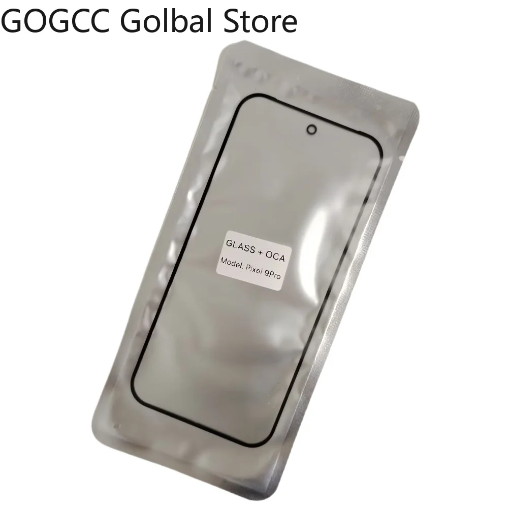Écran tactile extérieur avant de remplacement pour Google Pixel 8 8A 9 9A Pro Fold XL, lentille en verre + réparation de colle OCA, 1 pièce