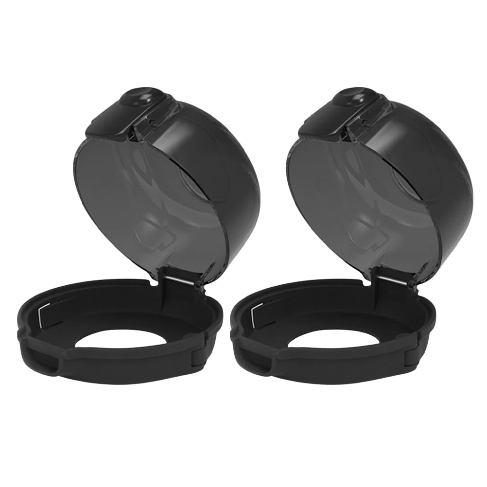 

2pcs Gas Knob Covers Durable Plastic Easy Proof Kitchen Accessories