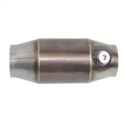 ยูโร 2 ยูโร 4 100 cpsi 200 cpsi สูง Metallic Honycomb Racing Catalytic Converter พร้อม Metallic Catalyst