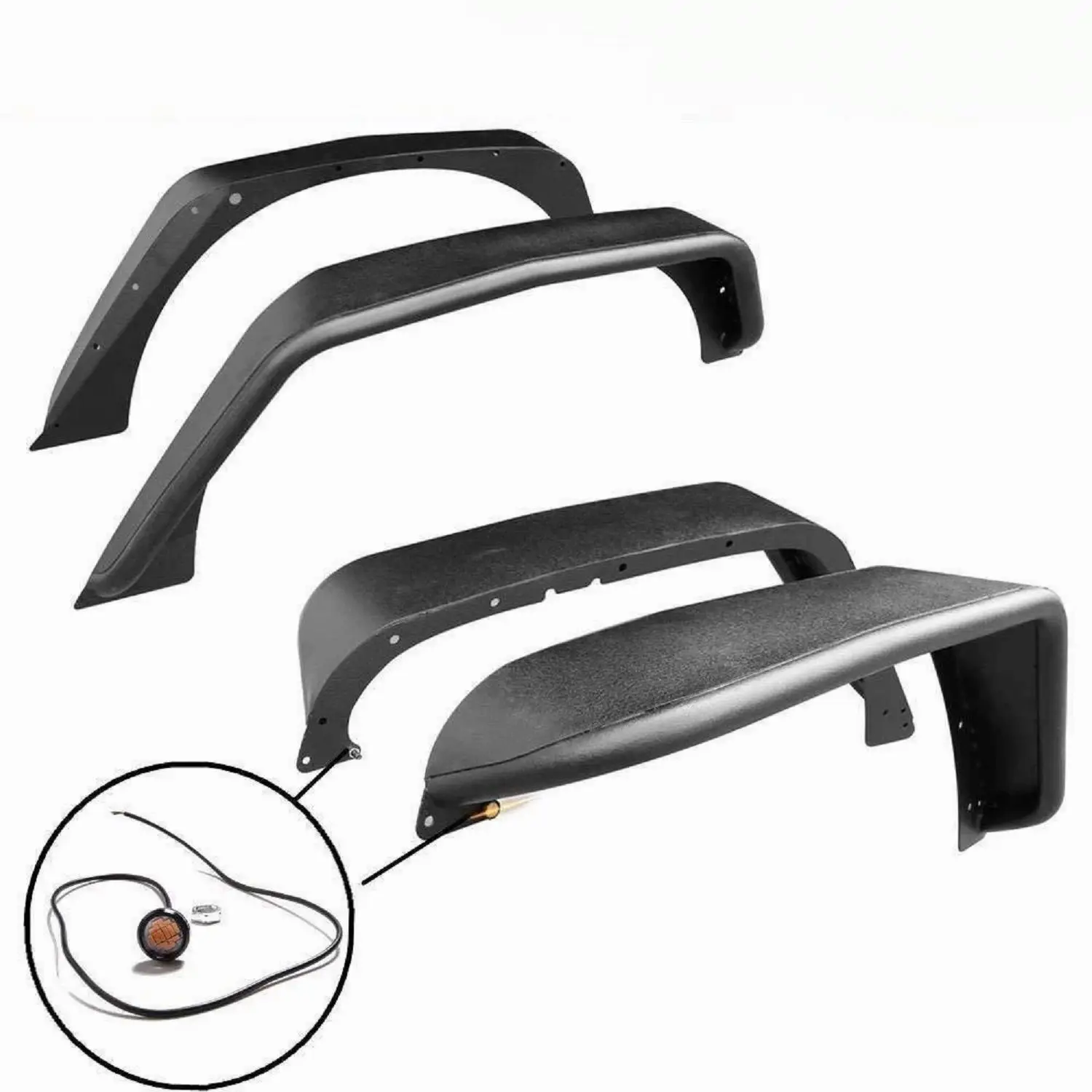 

Spedking 07-17 JK JL Car Offroad 4x4 Auto Accessories Fender Flares For JEEP WRANGLER
