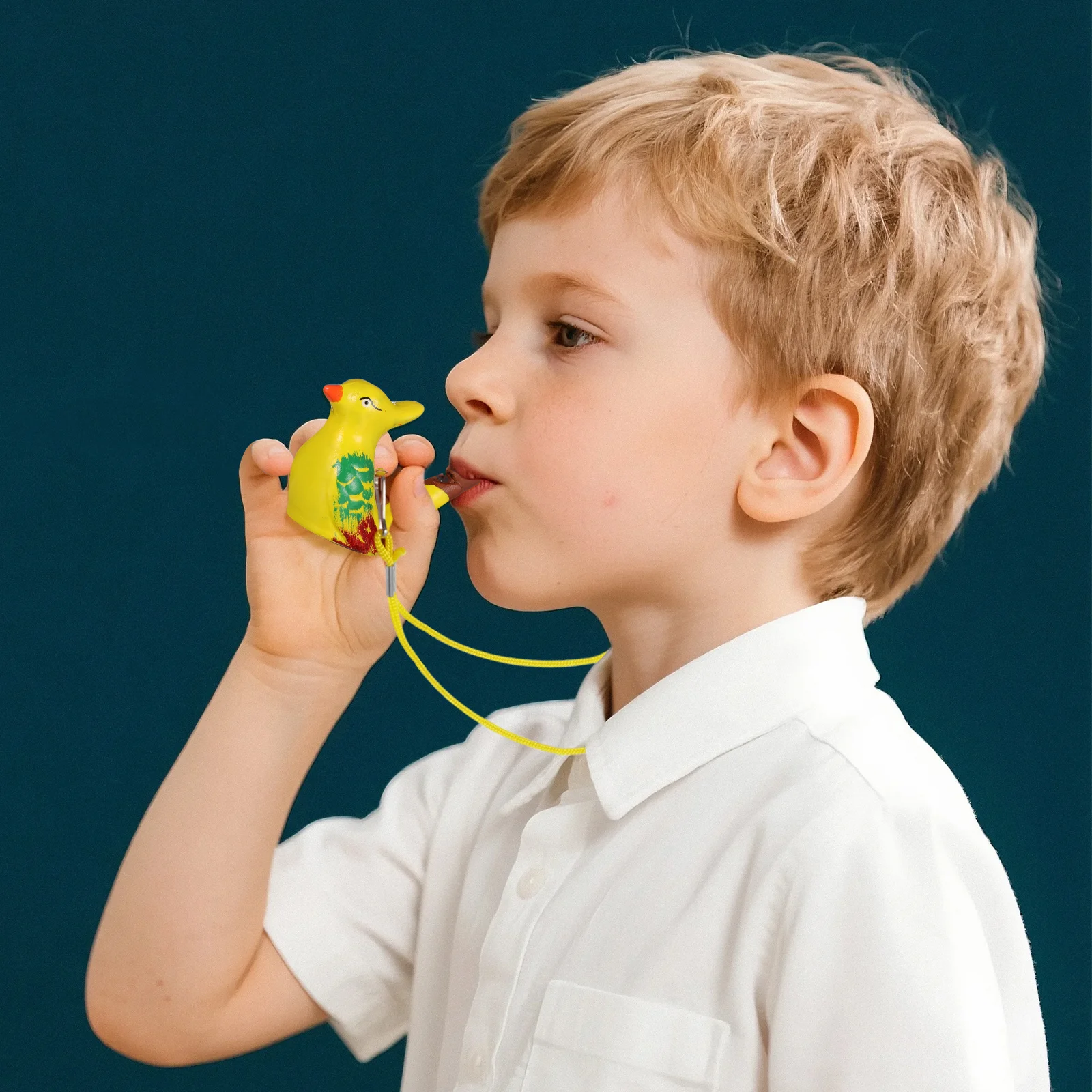 

6 Pcs Bird Whistle Shape Noisemaker Toys Birds Developmental Camping with Lanyard Safety
