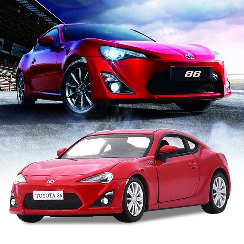 NEW 1:36 TOYOTA 86 Classic Car Alloy Sports Car Model Diecast Metal Toy Vehicles Car Model Collection High Simulation Gift