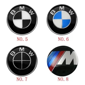 Bir arabanın direksiyonundaki etiketin amblemi, BMW, mavi ve siyah logo, karbon, BMW E39, E46, E60, E90, E30, E36, E87, E91, E92, F10, F20, F30, x1, X3, 45mm Amblemde ilk 10 satış, direksiyon simidi e46-no. 1