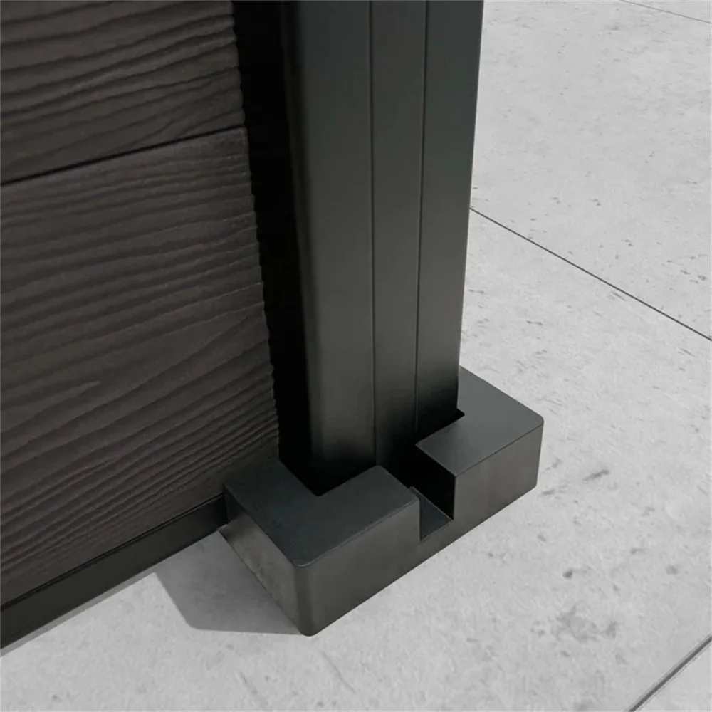 الألومنيوم سياج الخصوصية الأفقي تخصيص الربط لوحة الألومنيوم الألومنيوم آخر الديكور في الهواء الطلق شريحة الخصوصية شاشة الحائط