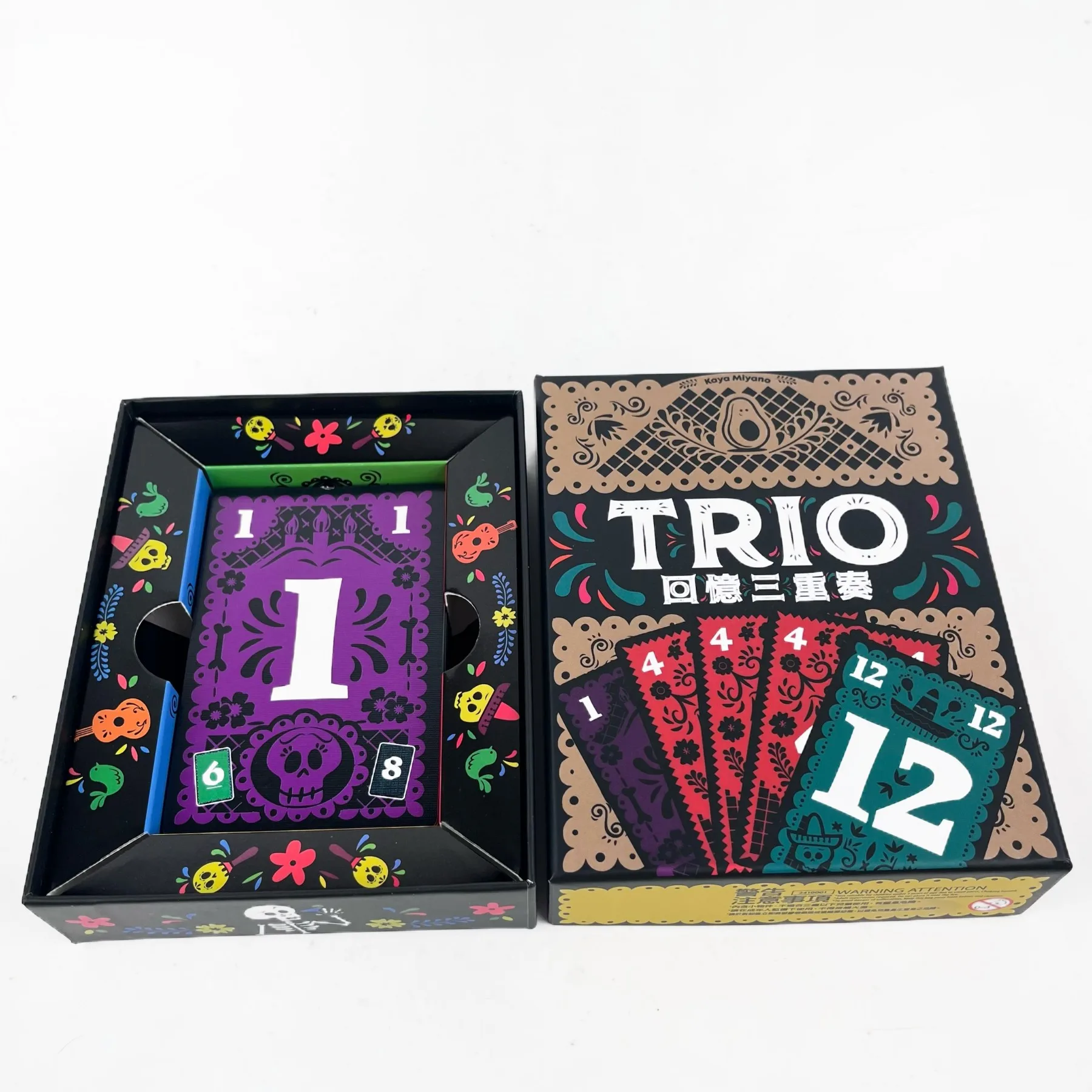TRIO Strategy Board Game - Fun Family Fun Game with Colorful Cards, Family Game Nights, Perfect for Party Game