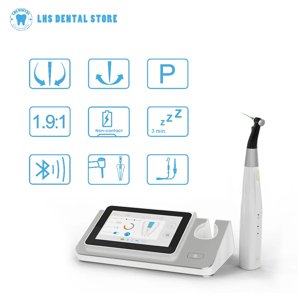 COXO C Smart Pilot Endomotor with Apex Locator Dental Reciprocating Wireless Bluetooth Root Canal Endodontic Dental Equipment